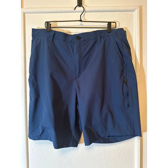 Orvis Men’s Tech Shorts Size 38 Blue Stretch Quick Dry Performance Outdoor - Picture 1 of 7